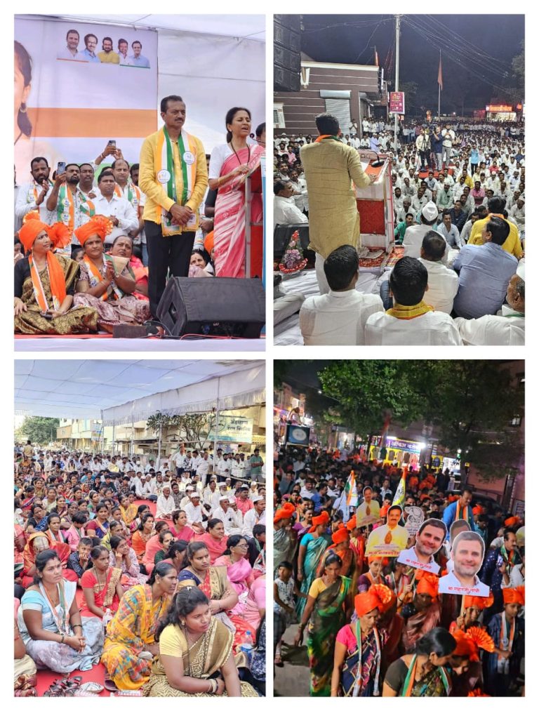 शिरूर-हवेली विधानसभेचे वातावरण फिरले हवेली मध्ये मिळणाऱ्या प्रचंड प्रतिसादामुळे अशोकबापु पवारांचे पारडे जड.