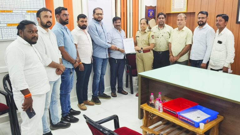 पत्रकारांवर झालेल्या भ्याड हल्ल्याच्या निषेधार्थ हवेली तालुका मराठी पत्रकार संघाचे निवेदन