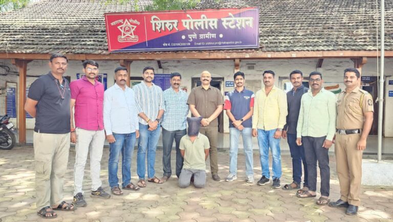 दारू पिताना झालेल्या वादातून मित्राचा खून; शिरूर पोलिसांची १२ तासांत परजिल्ह्यातून आरोपीला अटक