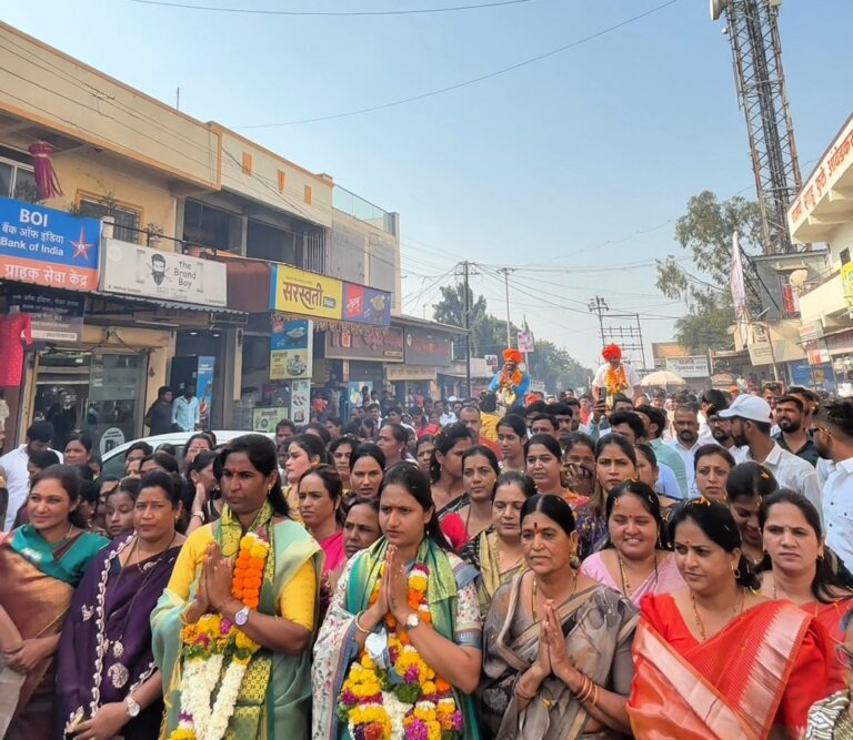 श्रीक्षेत्र थेऊरमध्ये पंचायत समिती व जिल्हा परिषद इच्छुक उमेदवारांचे भव्य स्वागत