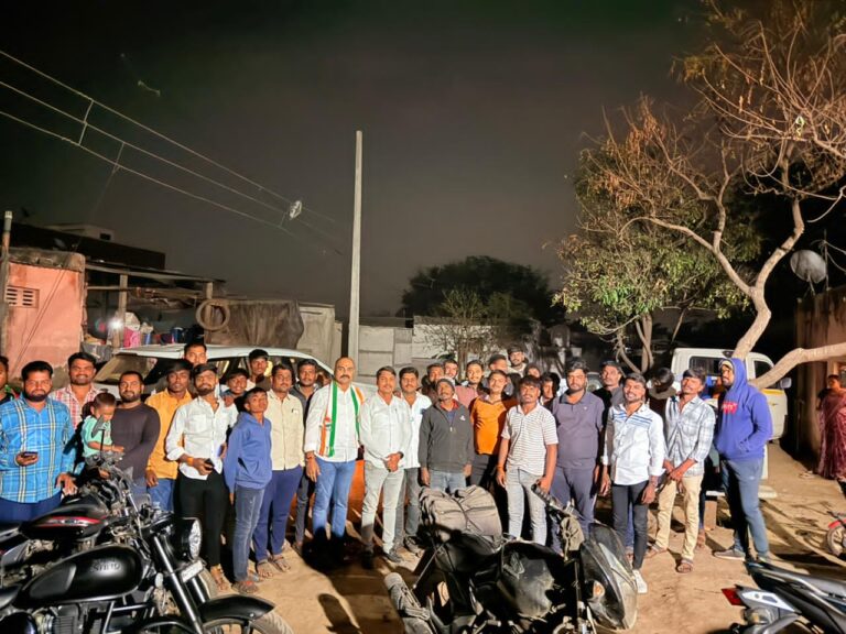 हिंगणगावमध्ये तरुणाई मनोजतात्या चौधरींच्या पाठीशी विजयासाठी युवकांनी बांधला चंग!